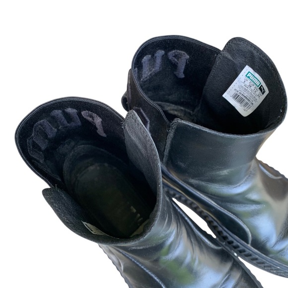 Savage x Fenty Puma Women's Black Boots Size 7.5 - Picture 6 of 9